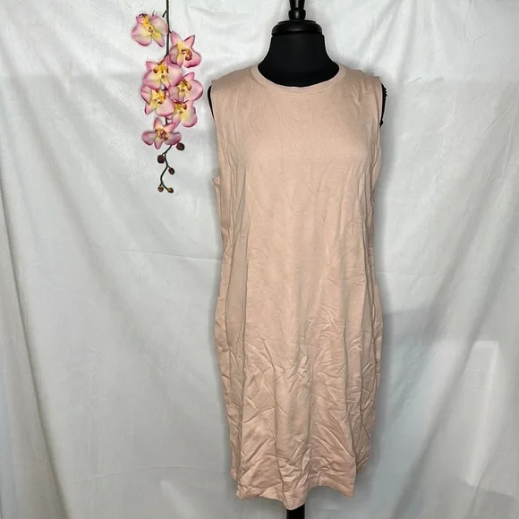COS | Dresses | Cos Muscle Tee Shirt Dress In Light Pink | Poshmark